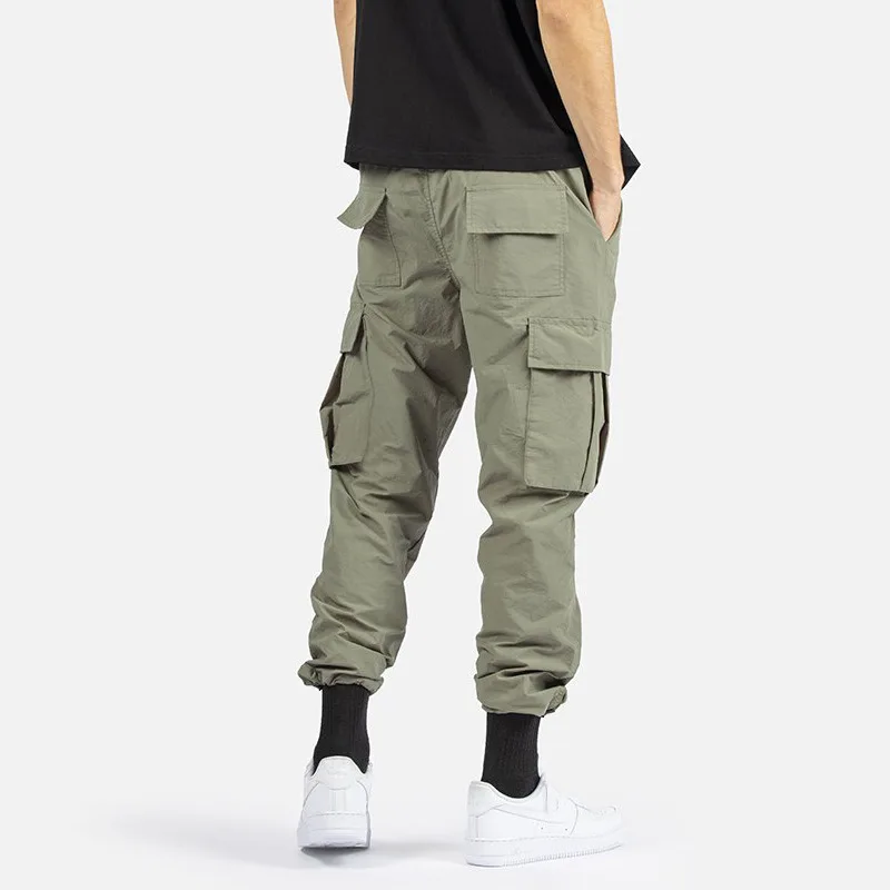 Multi-Pocket Casual Pants Men Military Tactical Joggers Cargo Pants Men's Outdoor Sweatpants Male Harajuku Hip Hop Streetwear drop crotch harem pants