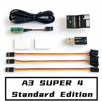 Hobbyeagle A3 Super4 Gyro E Stabilizzatore A 6 Assi Per Aerei RC, Con Scheda Di Programmazione E Cavo USB, Supporto Ricevitori PPM E PWM, 6 Modalità Di Volo
