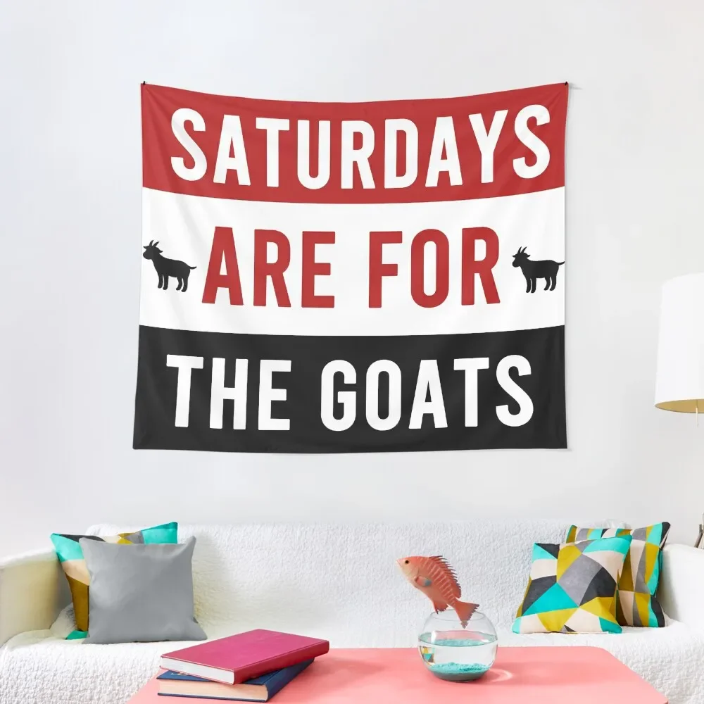 

Saturdays Are For The Goats - WPI Tapestry Bedroom Decoration Outdoor Decor Wall Decor Hanging Living Room Decoration Tapestry