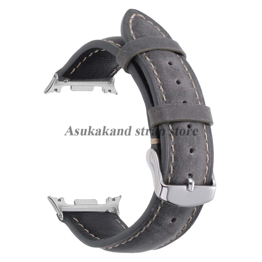 Retro Leather Cowhide Watch Strap Men's Bracelet
