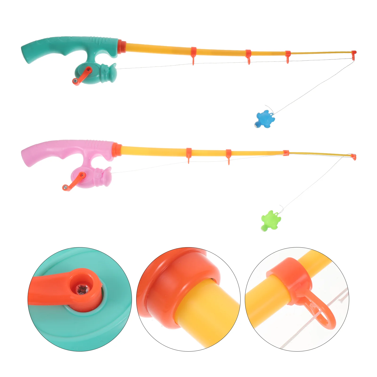 5 Pcs Fishing Rod Toddler Outdoor Toy Game Tools Kids Rods Accessories  Plastic Magnetic Games Poles - AliExpress