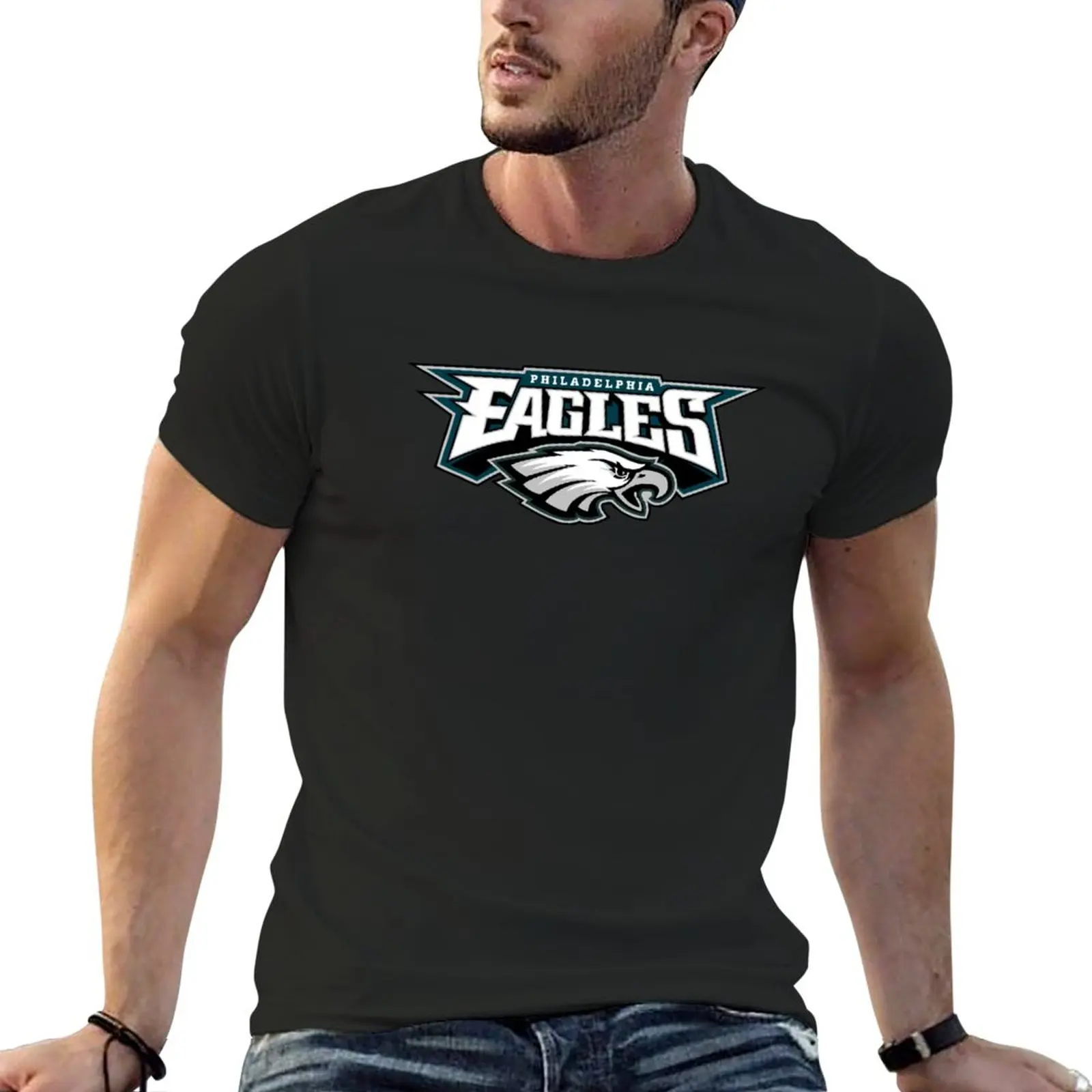 

New Eagles-City T-Shirt animal print shirt for boys hippie clothes Short t-shirt cute tops mens cotton t shirts
