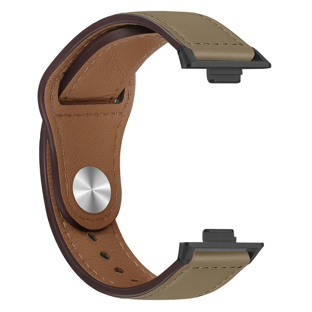Premium Leather Band Wrist Strap for Smart Watches - Stylish Accessory Compatible with Multiple Models