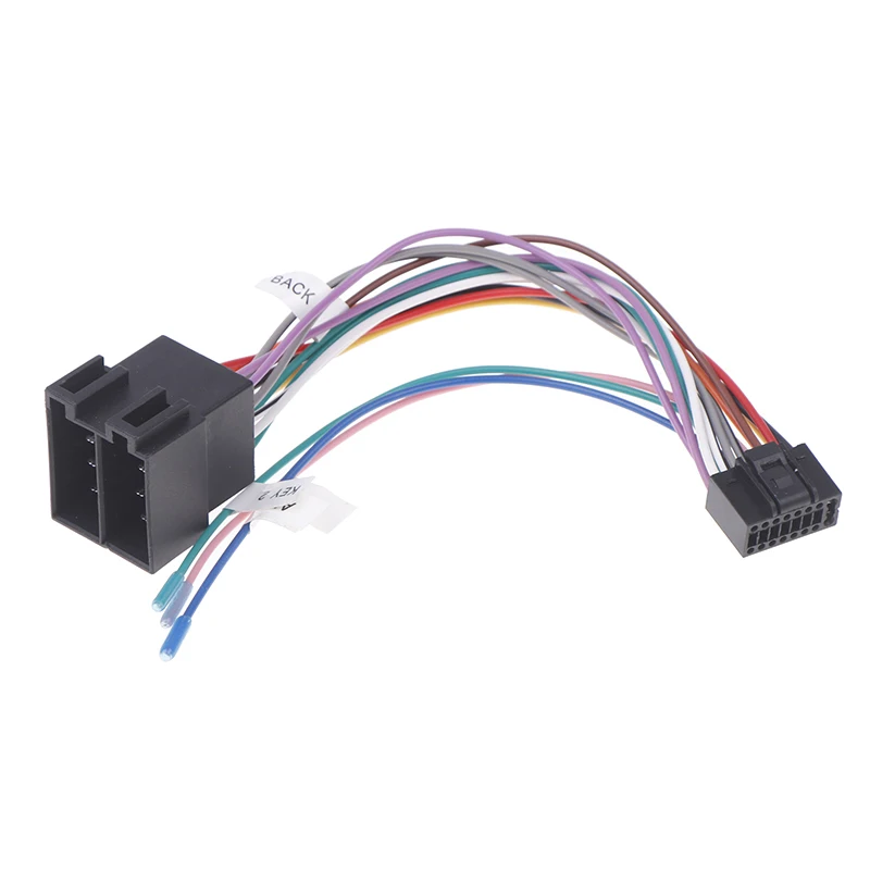 Power Connector Modified Power Cable Speaker Cable For PalmCom Android Host 16P To Volkswagen ISO Tail Audio/Video