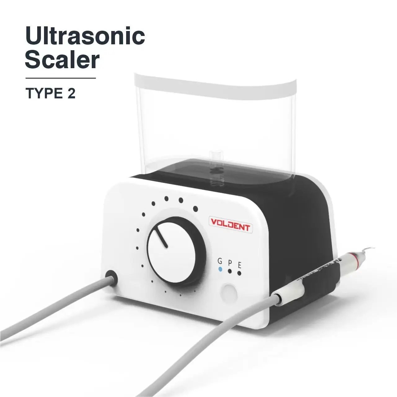 

Dental Ultrasonic Scaler With LED Detachable Handpiece Water Bottle Auto Water Supply Tooth Cleaner Multi-Function Scaler TYPE 2