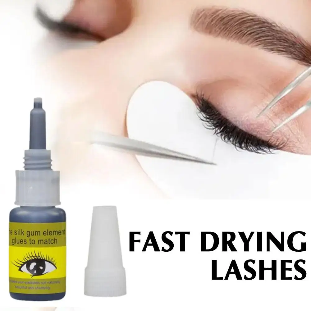 

10ml Eyelashes Extension Glue Long Lasting Grafting Makeup Adhesive Glue Black Drying Glue No Irritant Lashes Quick N1G2
