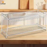 Leeseph Stainless Steel Storage Rack, Versatile Organizer for Countertops, Cabinets, and Pantry, Maximize Your Kitchen Space 1