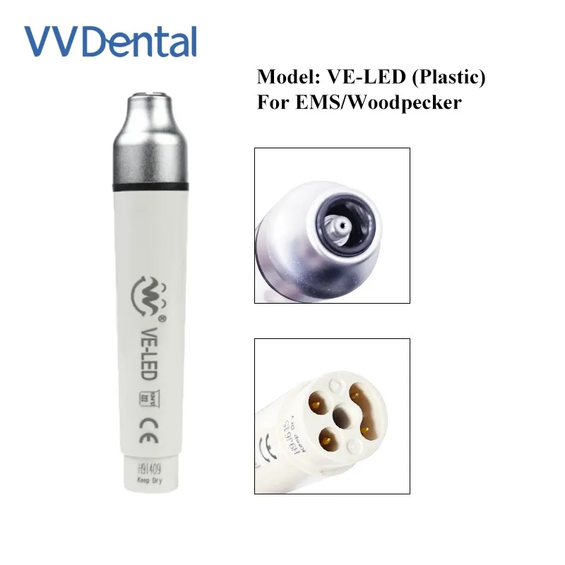 

VV Dental VE Ultrasonic Scaler Handpiece Detachable Fit For Woodpecker EMS ltrasonic Piezo Scaler Autoclavable