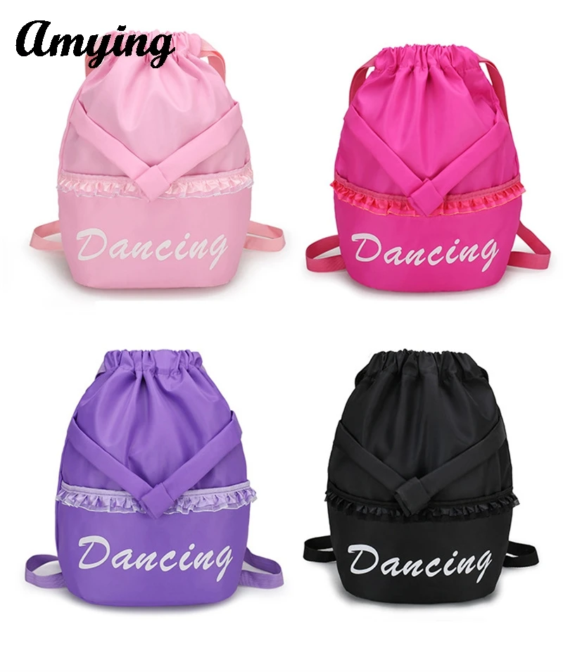 New Children School Bag Girls Dance Backpack Duffel Bags Children Ballet Dance Storage Bag Kids Latin Ballet Dance Bag 2