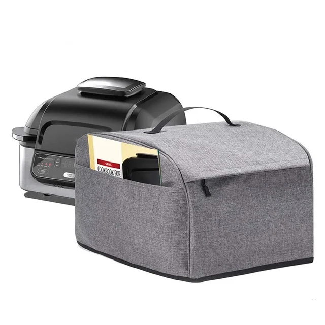 Vízálló Porálló 600D Oxford Cover Zsebekkel Beltéri Grill Burkolat Ninja Foodi 5 -Hez 1 Ag301 Ag302 Ag300 Ag400 - Image 3