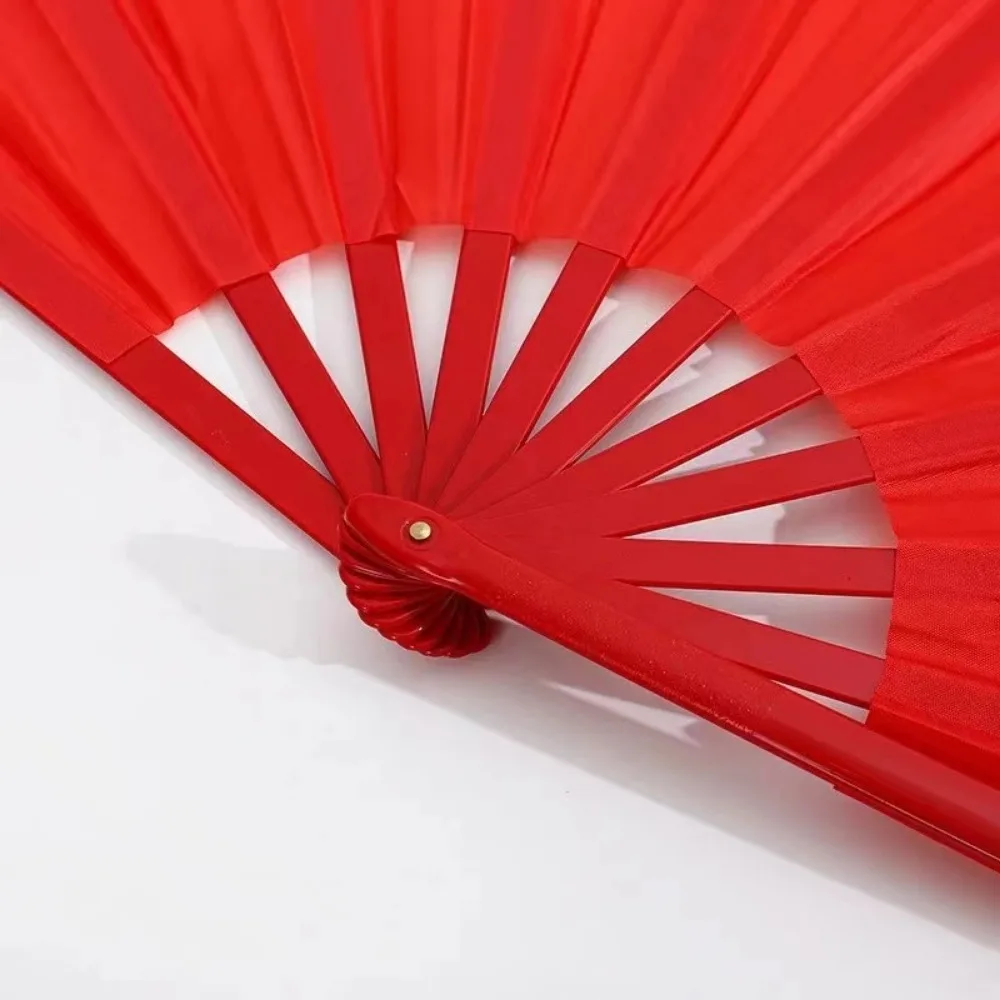 Bamboo Hands Fan Tai Chi Performance Fan Martial Arts Fan Kung Fu Fans Cosplay Fan Black Cover China Many Pattern 4