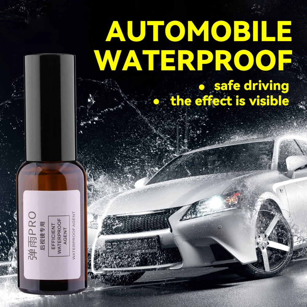 

30ml Rearview Mirror Nano Coating Spray Rainproof Water Repellent Coating Agent Long Lasting Hydrophobic Spray Auto Accessories