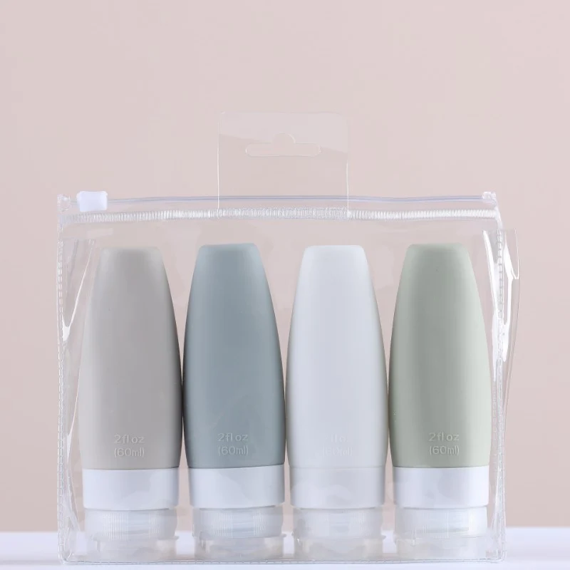 실리콘 디스펜스 병 샴푸 로션 액체에 대 한 여행 액세서리 누출 증거 짜기 여행 세면 용품 컨테이너 JS22