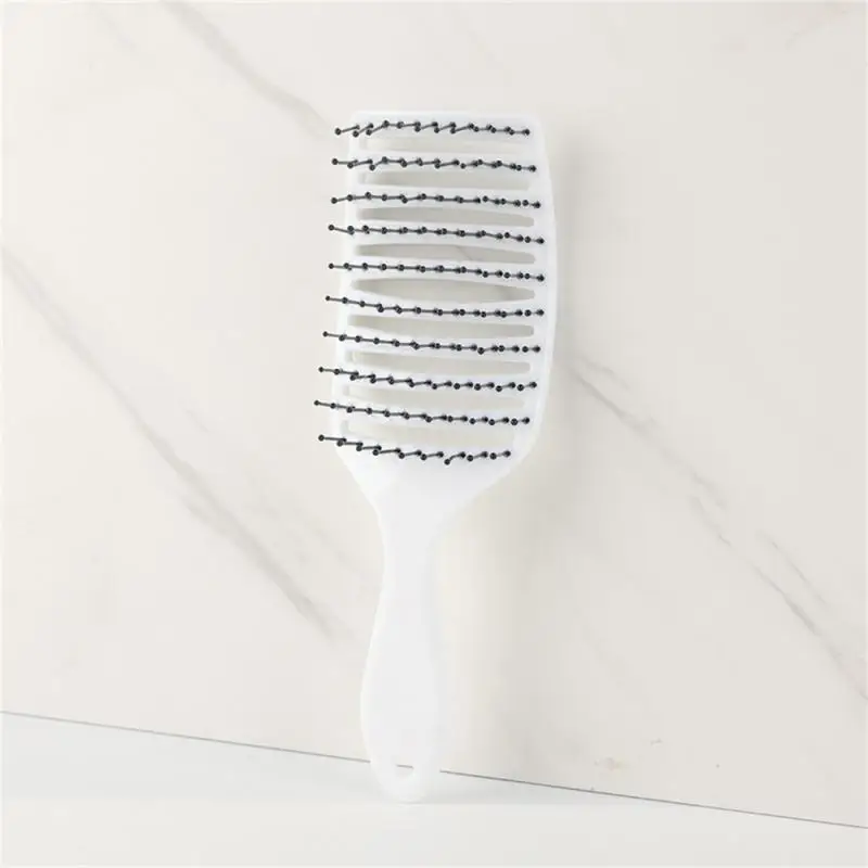 

Elliptical hollowing out Hair Scalp Massage Comb Hairbrush Wet Curly Detangle Hair Brush for Salon Hairdressing Styling Tools