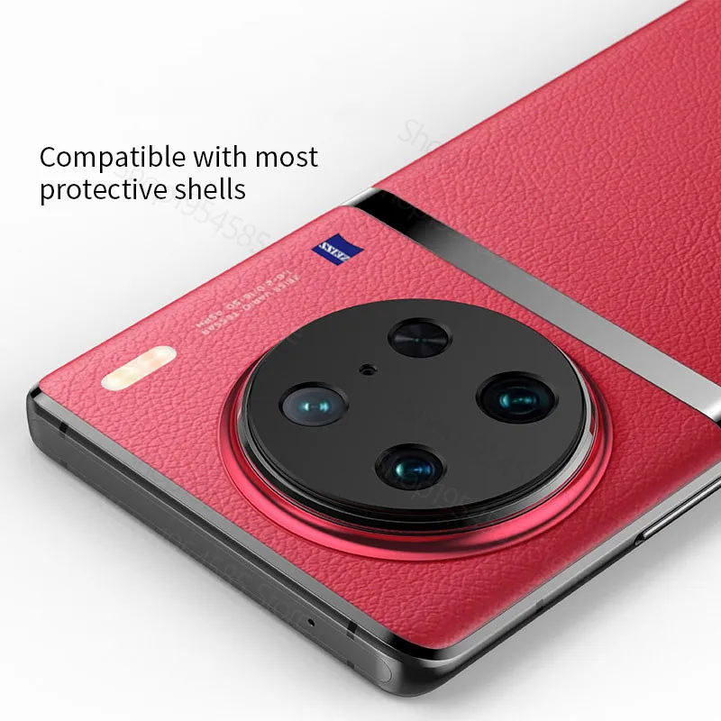 Vivo X80 X90 Pro Plus 카메라 렌즈 화면 보호기, Vivo X90pro pro + X80pro 용 금속 카메라 렌즈 커버 유리 없음