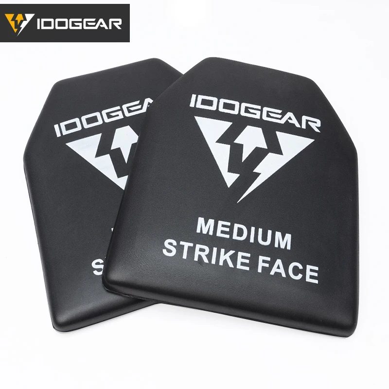

IDOGEAR Tactical Plates For AVS JPC Tactical Vest 28 degree High Elastic EVA Soft shockproof 2pcs 3951