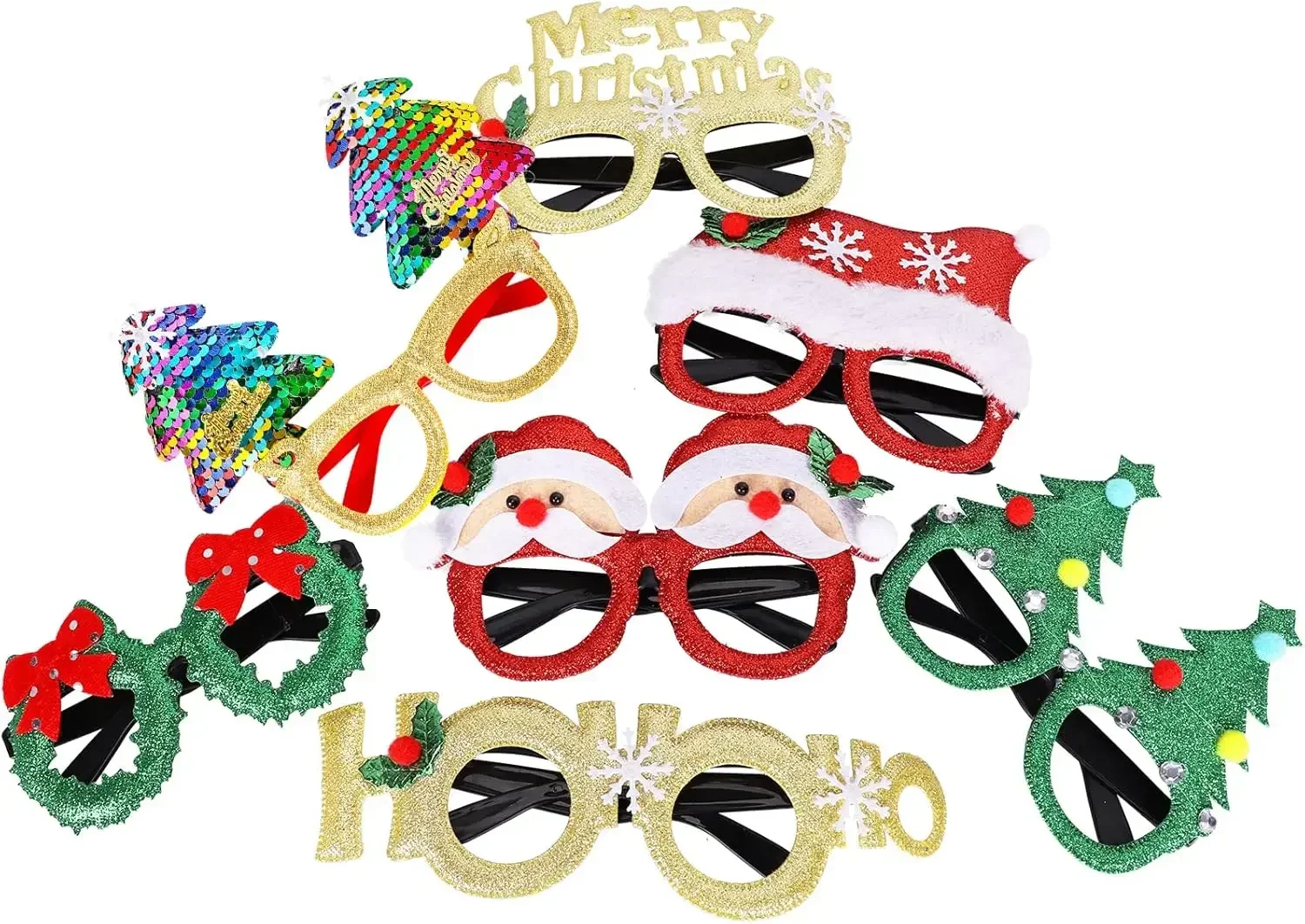 Christmas Holiday Party Glasses 6