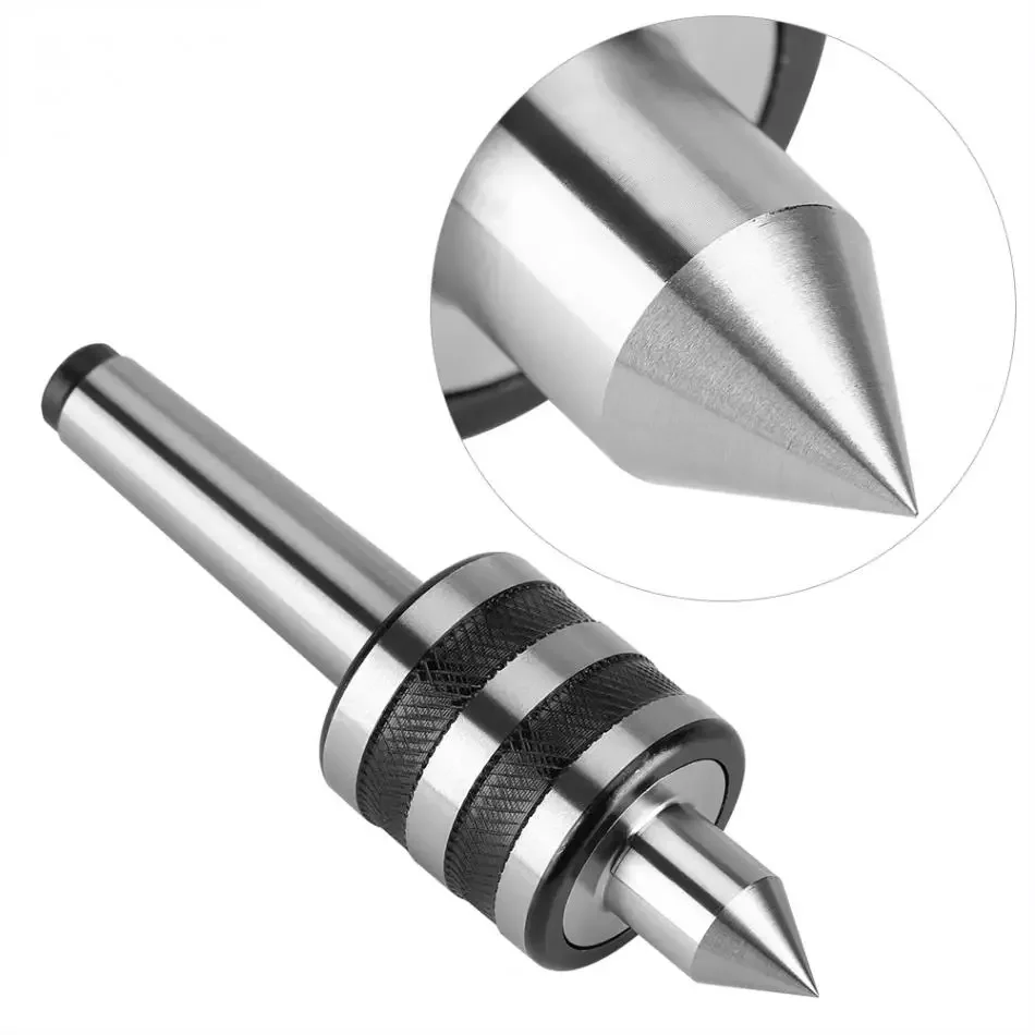MT2 Live Center Lathe Milling Center Live Revolving Medium Lathe tool holder lathe tool holder lathe tool for CNC Lathes Machine Tool Accessory