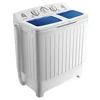 Compact Twin Tub Washer Dryer Combo 12lb 8lb Mini Laundry Set Portable Electric Bundle 2