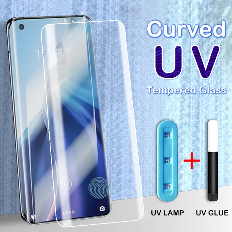 

UV Glue Tempered glass Screen Protector For Samsung Galaxy S22 Ultra S21 Note 20 8 9 10 Pro S10 5G S8 S9 Plus S20 FE Glass Film