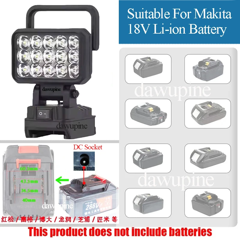 Makita 18V Compatible LED Work Light
