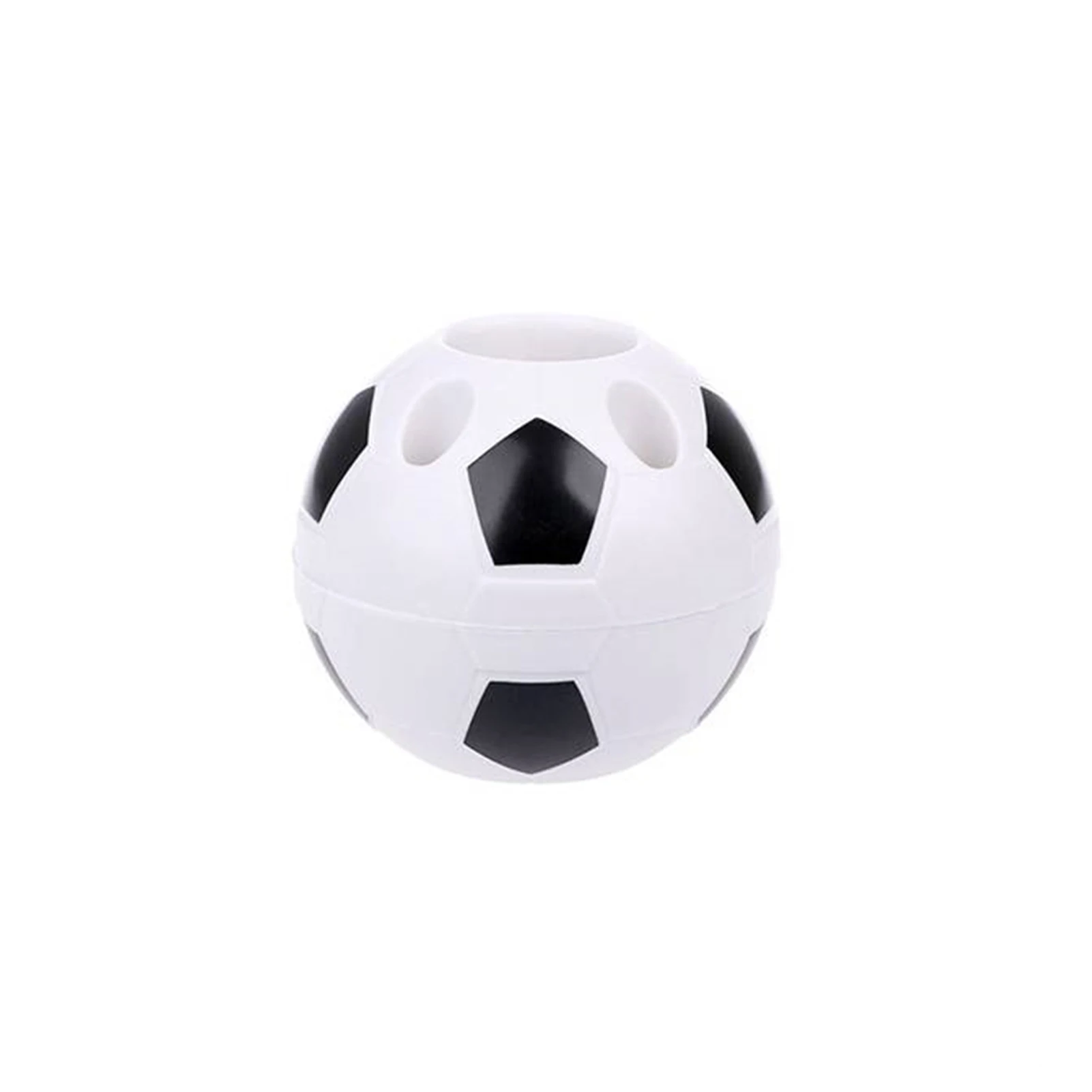 축구 모양 도구 용품 펜 연필꽂이 축구 모양 칫솔 홀더, 데스크탑 랙 테이블, 홈 데코, 1 개, 2 개, 4 개