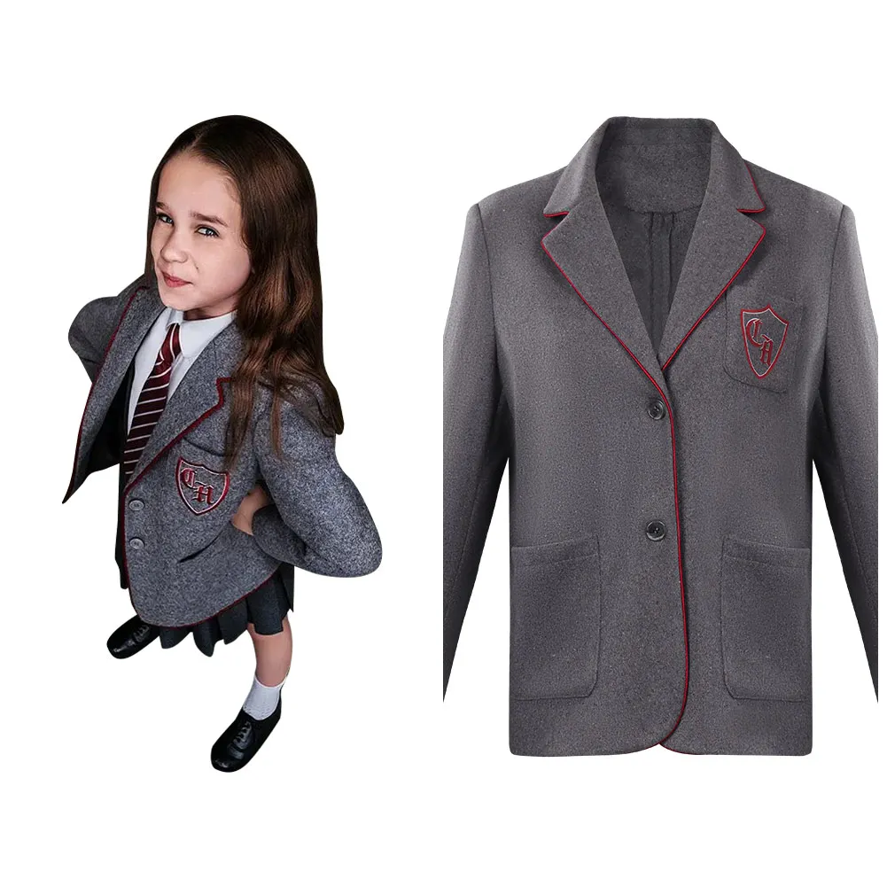 

Roald Dahl’s Matilda the Musical Cosplay Costume For Girls Coat Jacket Fantasia Women Halloween Carnival Party Disguise Clothes