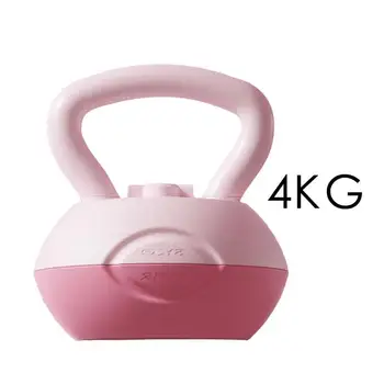  2/4/6/8/10kg Water Injection Kettlebell Yoga Fitness Exercise Equipments Soft Silicone Muscle Training Kettlebell 6