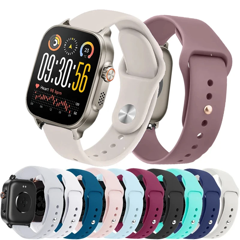 Sport Silicone Bracelet 22mm Watch Straps - Universal Fit