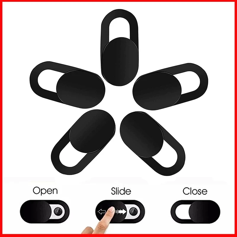 Webcam Cover Otturatore Magnete Slider Antispy Copertura Della Fotocamera Per Web Laptop Ipad Macbook Tablet Mobiel Lenti Per Telefono Adesivo Per La 