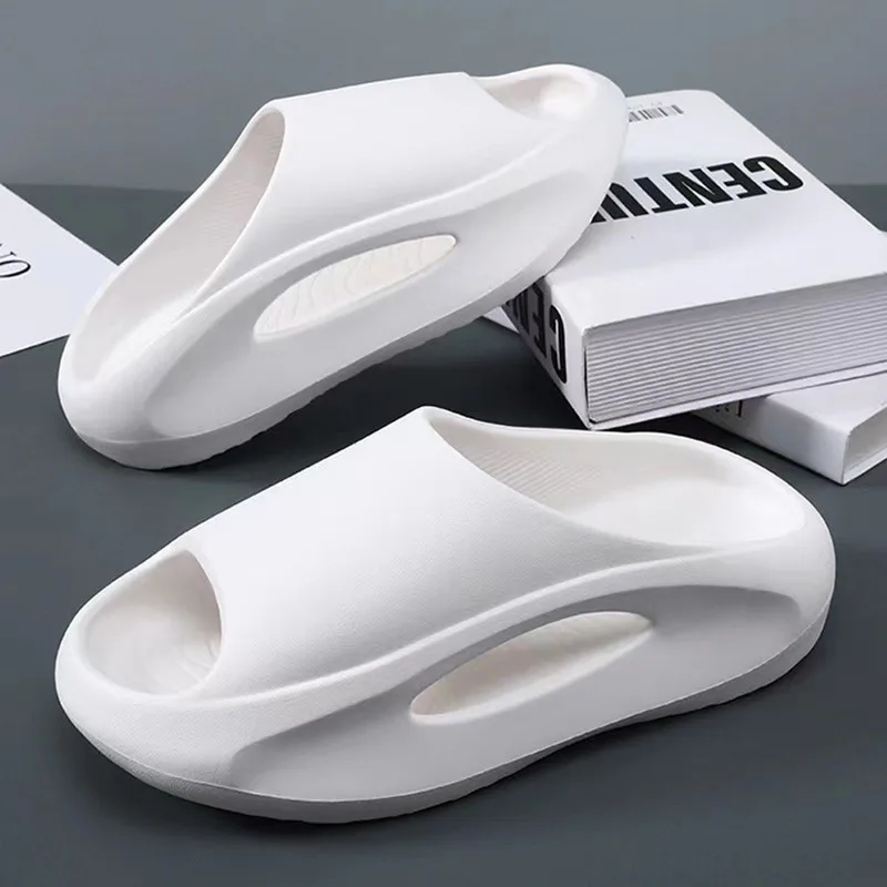 

Men's Slippers Shoes Fashion Beach Indoor Indoor Bathroom Slippers Soft Sole Non-Slip Men's Sandals Summer 2023 Female Footwear