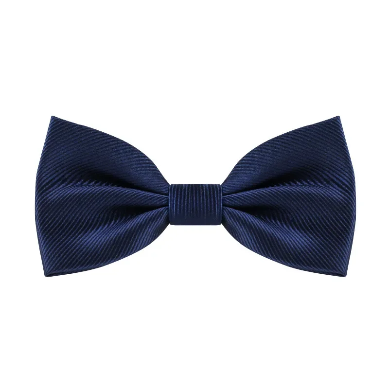 Boy Baby Bow Tie Children Primary School Performance Solid Color Red and Black Wine