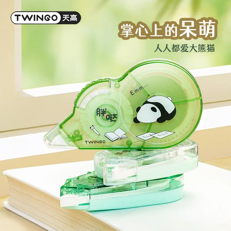 20M Cute Panda Large Capacity White Out Correction Tape Corector Accessories School Office Supplies Cute Stationery Prizes correction tape