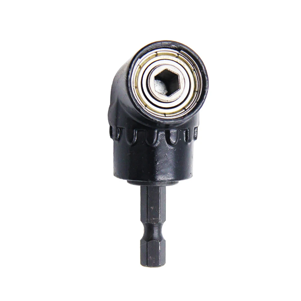 

105 Degree Turning Head Screwdriver Right Angle Drill Adapter Attachment Impact Driver Extension 1/4'' Hex Bit Socket