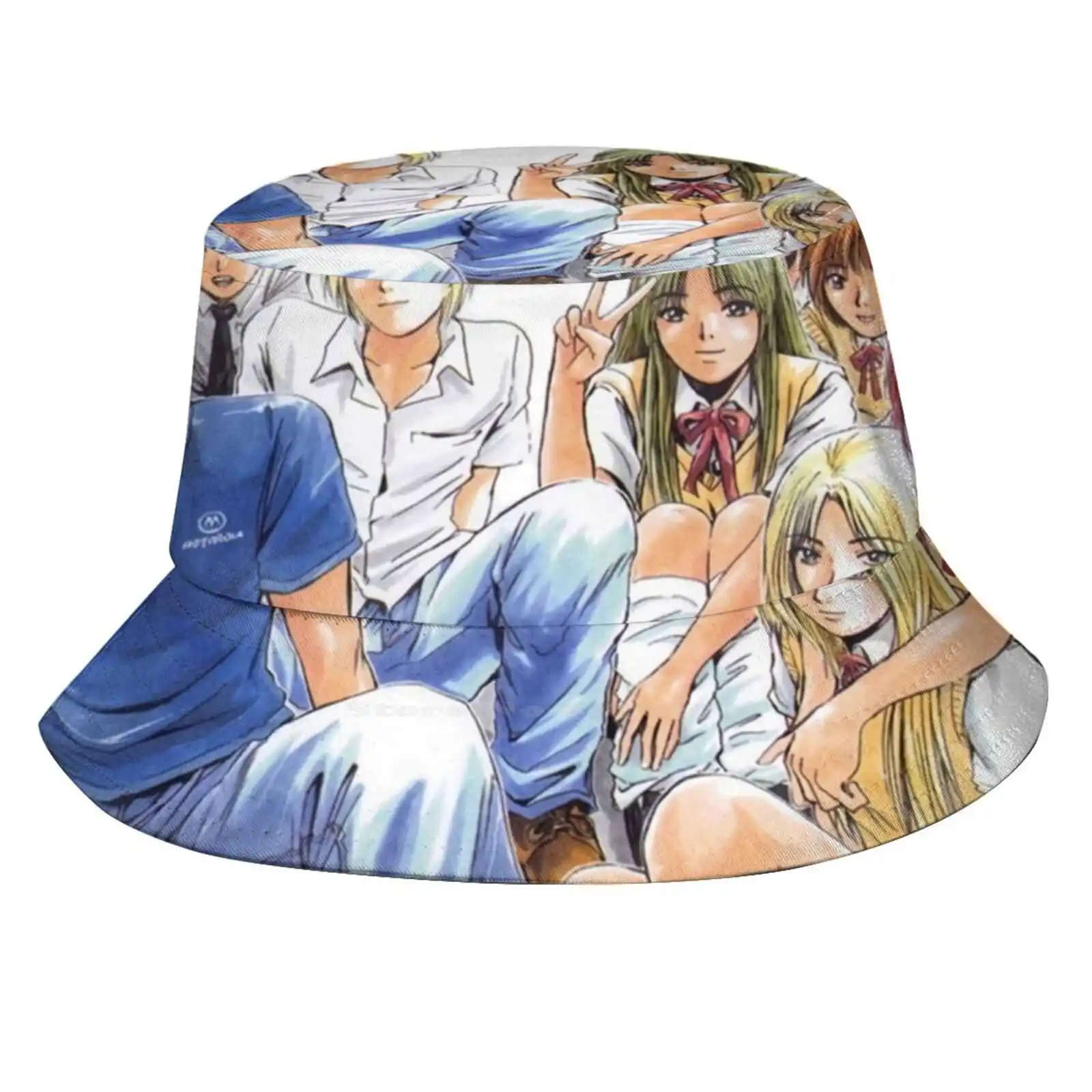 Great Teacher Onizuka Causal Cap Bucket Hat Great Teacher Onizuka Gto Anime Manga Retro Vintage Anni '90 80S Estetica