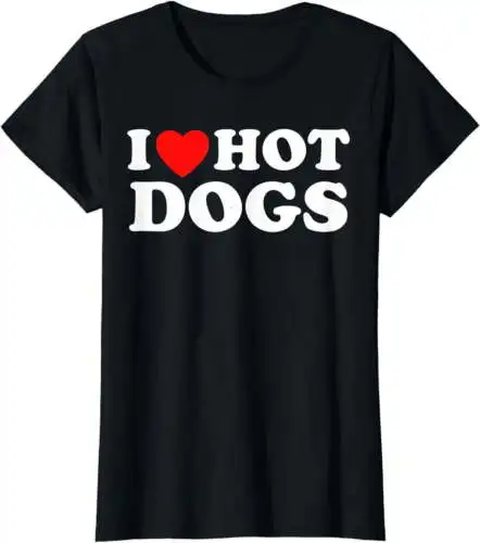 

Женская футболка с надписью «I Love Hot»