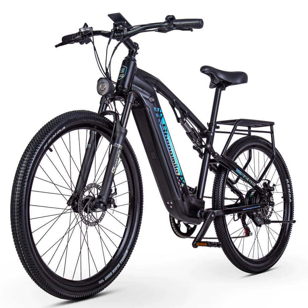 S26 48V 500W17.5Ah Electric Mountain Bike 27.5X2.10 Tire Maximum Speed 42KM/H Retro