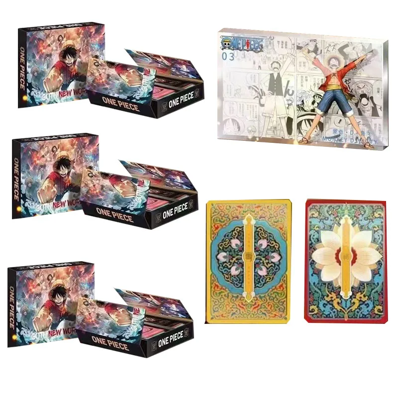 One Piece Collection Card Booster Box Pangu Culture Hot Blooded Legend Embroidery Quicksand Children's Birthday Gifts