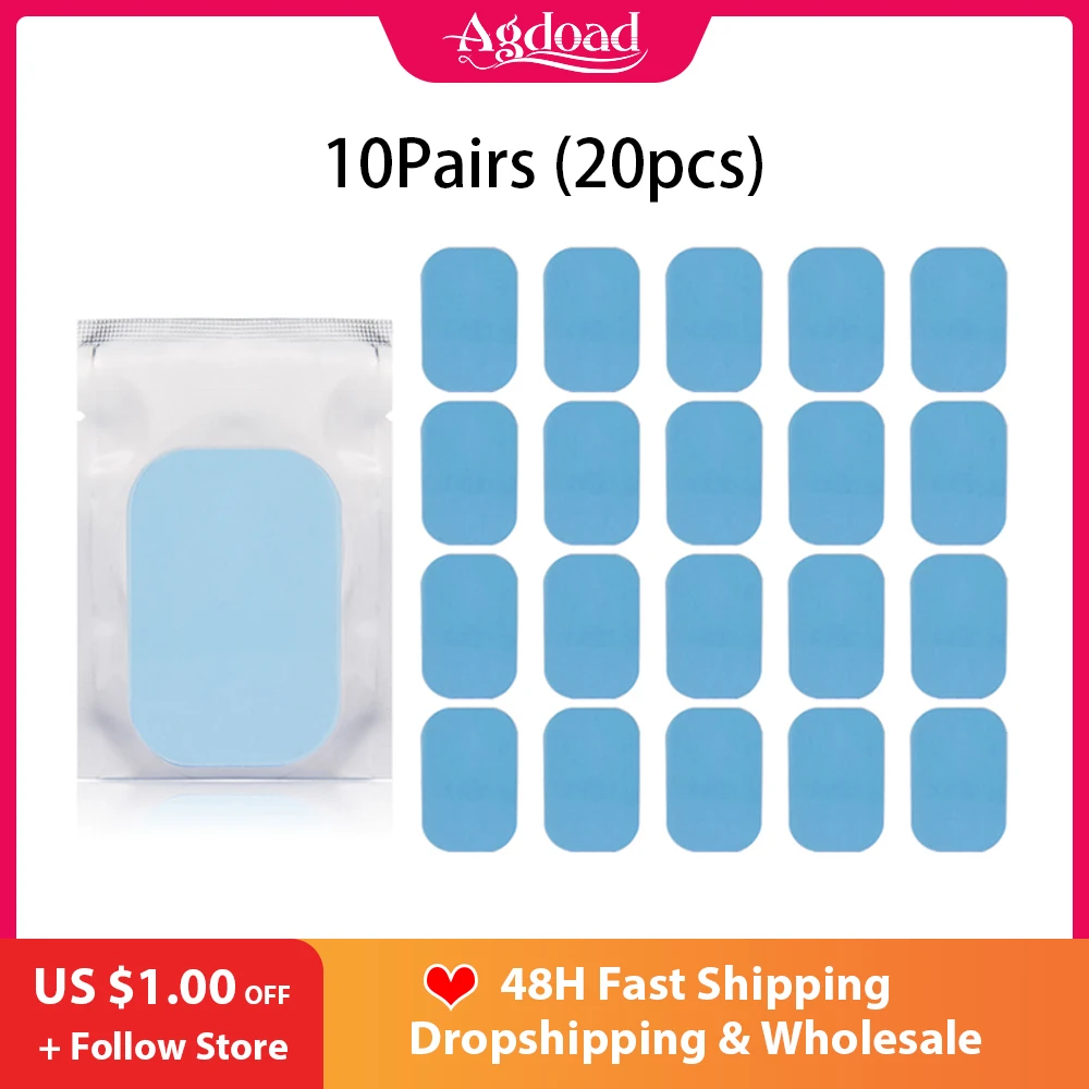 Replacement Abs Gel Pads For Electric Ems Abdominal Abs Muscle Trainer