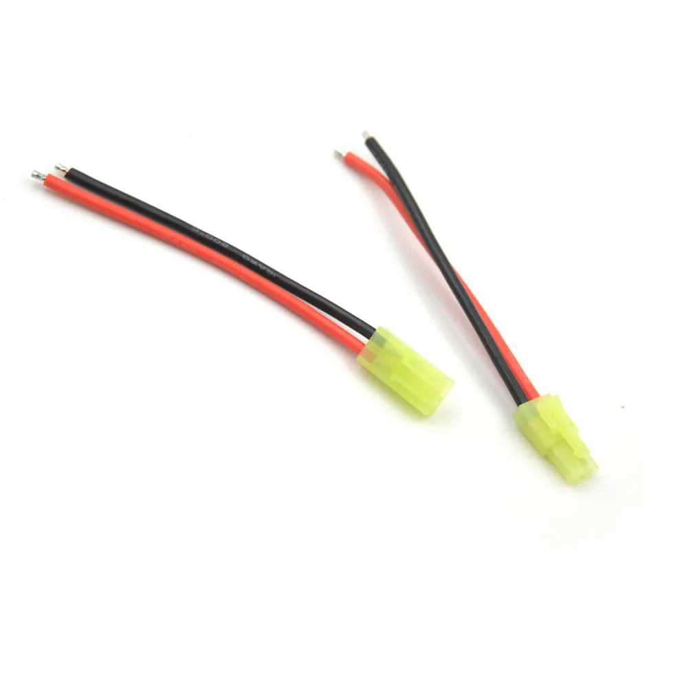 1pair Mini Tamiya Connector Male & Female 2pin Battery wire 16AWG 4