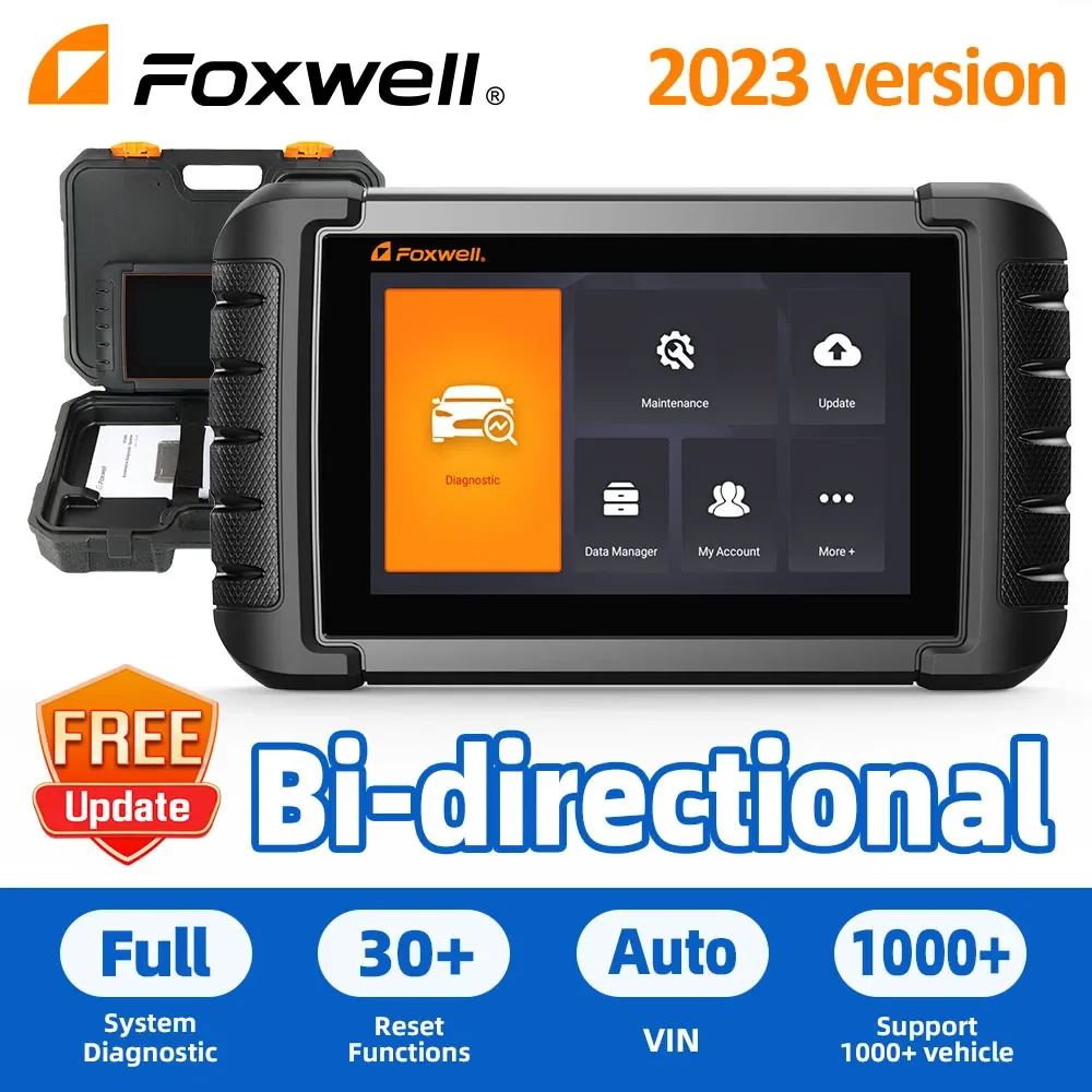 

2023 FOXWELL NT809 OBD2 Automotive Scanner Bi-directional Test EPB DPF 30+ Reset All System OBD2 Car Diagnostic Scan Tool