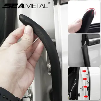 SEAMETAL Striscia di riempimento per guarnizione per portiera auto Pilastro B Guarnizione in gomma per porta Protezione per portiera per auto Strisce sigillanti Protezione insonorizzata