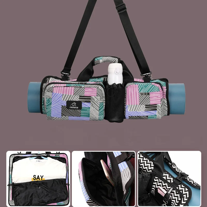 Yoga Mat Holder Bag Multifunction Yoga Mat Storage Bag Yoga Carry Bag For  Women Men With Storage Pockets Adjustable Strap - AliExpress