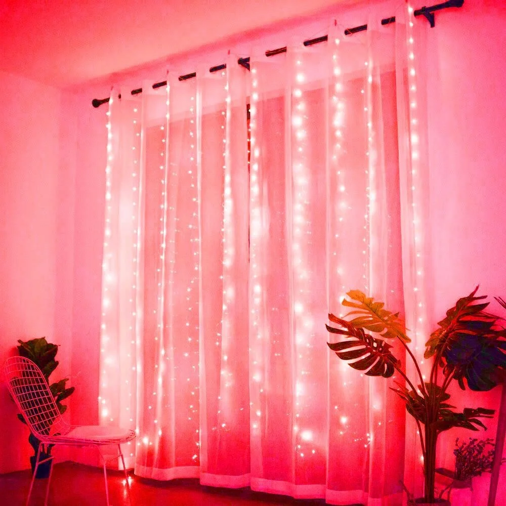 

3/4/6M USB LED String Light 8 Mode Remote Christmas Fairy Garland Curtain Light Decor For Home Holiday Decorative New Year Lamp