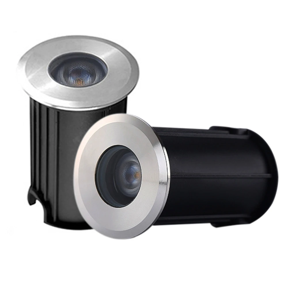 1W Led Underground Light Ground Garden Path Lampada Da Terra Traslucido Light Step Deck Lights Lampada Da Terra Impermeabile Wpc Decking 24V