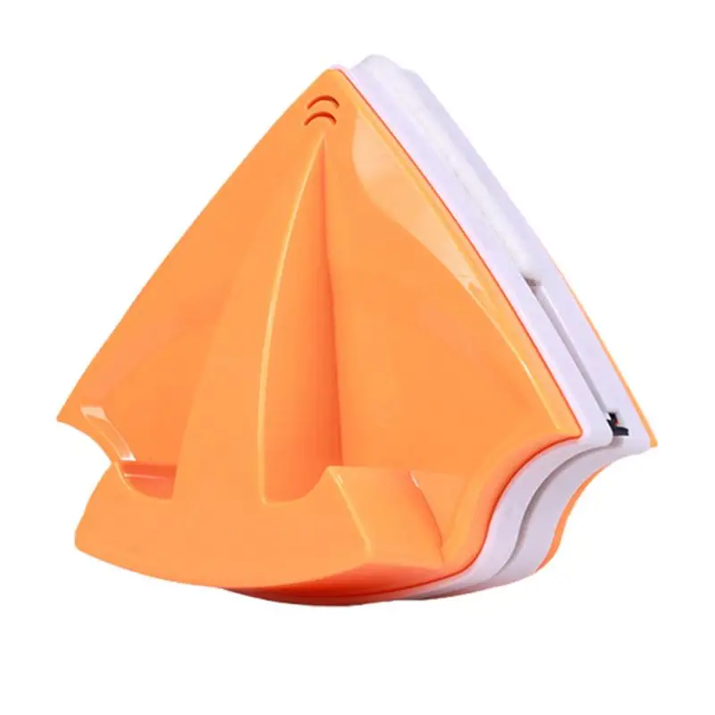 

Магнитный скребок для окон, двухсторонний Магнитный скребок для окон, щетка для мытья стекол, треугольный Магнитный ракель для дома и автомобиля