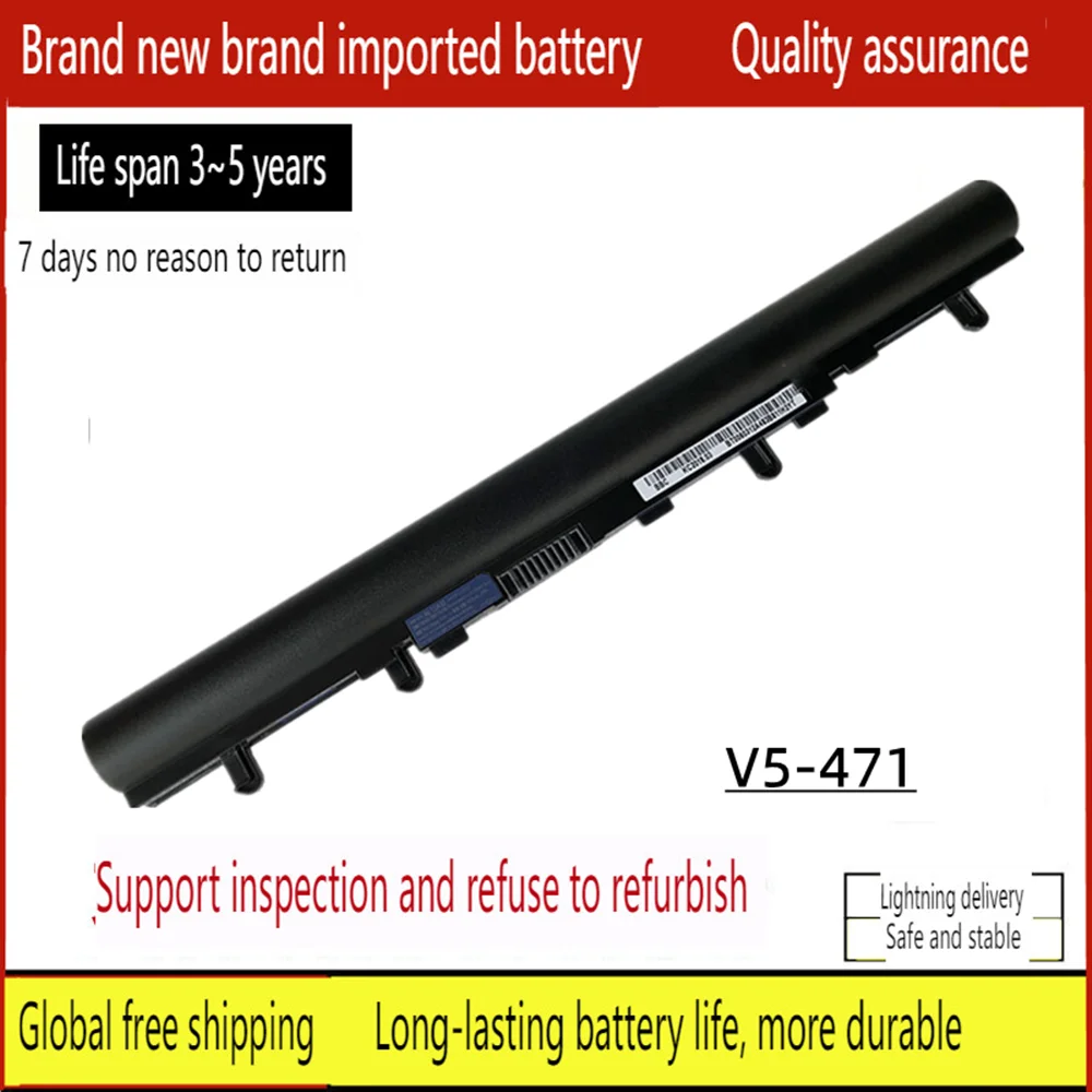 

New Laptop battery for Acer V5-471 AL12A32 4ICR17/65 KT.00403.012 KT00403012C2262E714B301 B053R015-0002