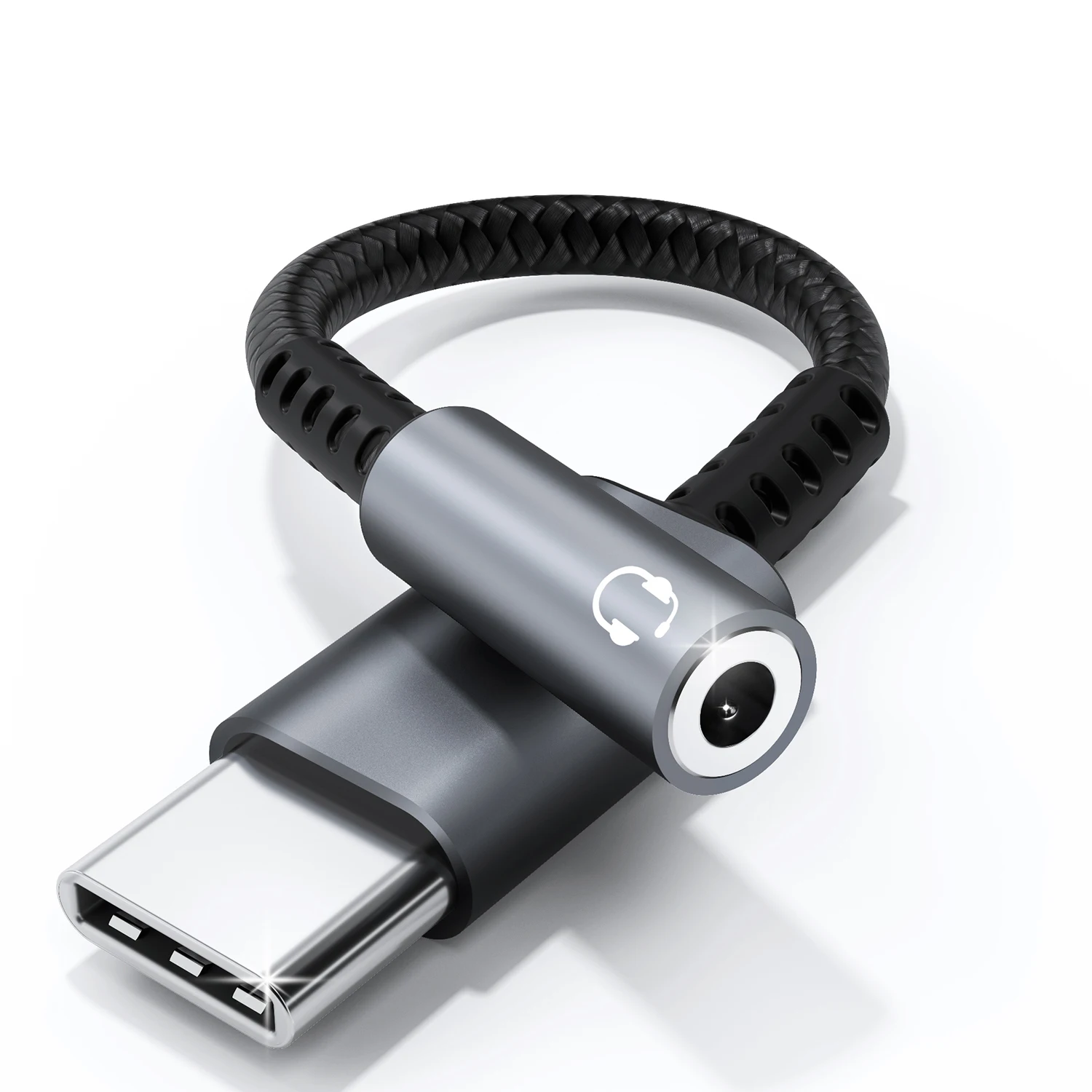 

typec headphone adapter 3.5mm adapter DAC digital decoding suitable for U-shield voice calls