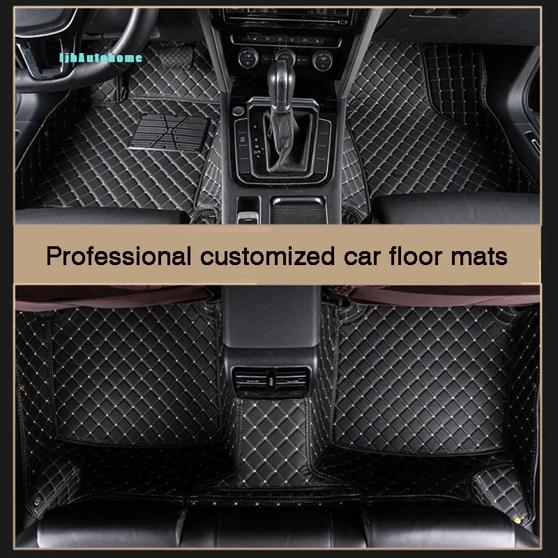 

Full Surround Custom Diamond Checkered Car Floor Mat For Luxgen URX S5 U6 Auto Partscustomized
