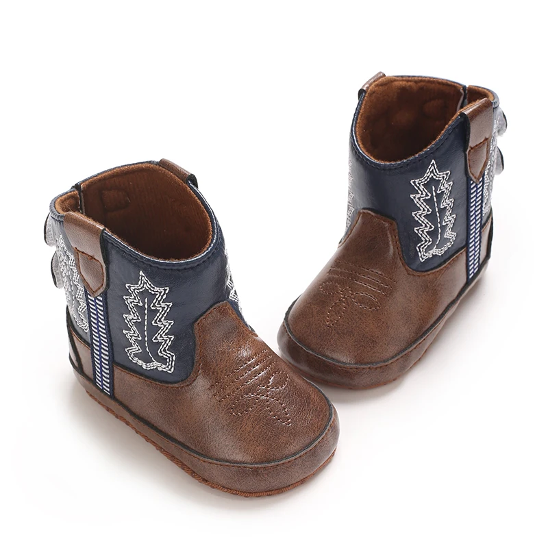 Retro Embroidered Baby Boots 4
